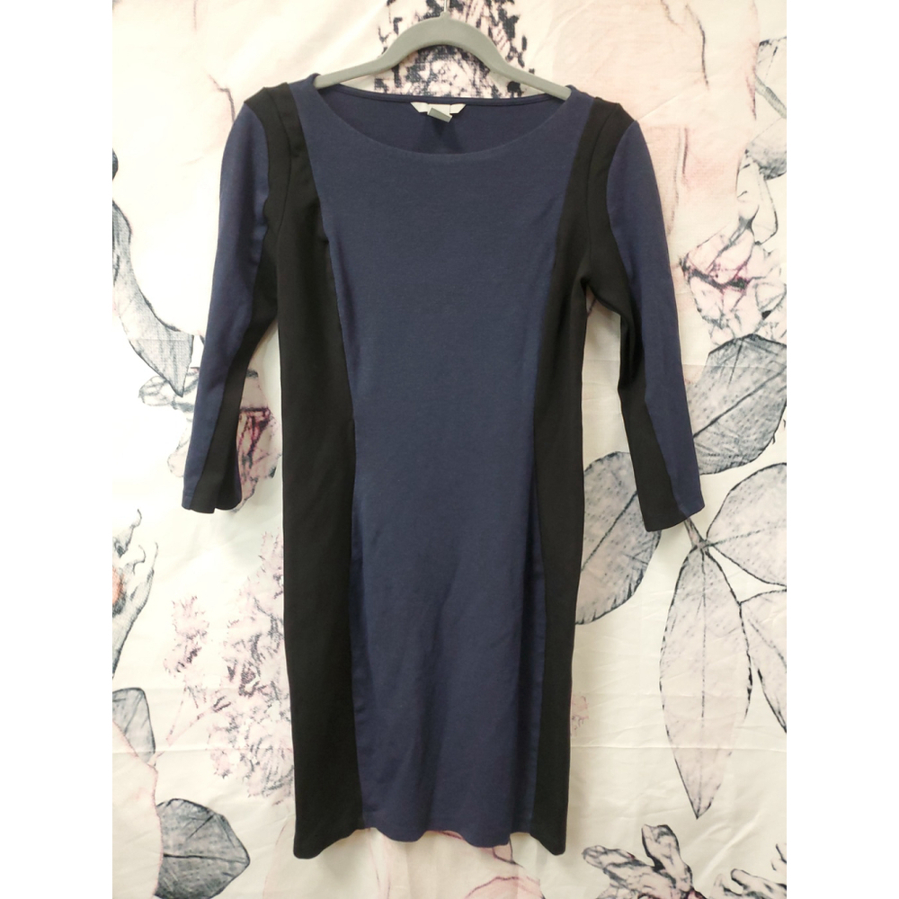 H&M Blue And Black Dress. Size S. Rs 80.